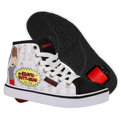 Heelys X MTV Beavis & Butthead Hustle Hi Skate Shoes - Adult Size UK 10 - SALE • £44.95