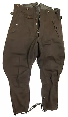 Original C.WW2 German Military Black Coloured Breeches Or Trousers. • $350