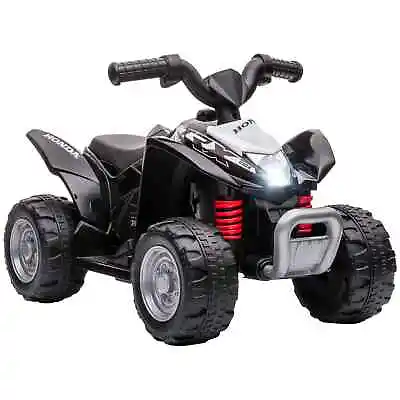 AIYAPLAY Honda Licensed Kids Electric Quad Bike 6V ATV Ride On 1.5-3 Years Black • £48.95