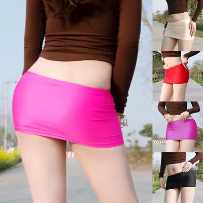 Sexy Women Micro Mini Skirt Short Bodycon Skirt Package Hip Skirt Club Wear CA • $4.97