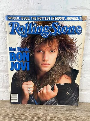 Rolling Stone Magazine Issue 500 Bon Jovi Collectors Item May 1987 Vintage Rare • $19.99