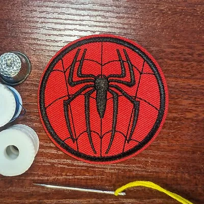 Spiderman Patch Marvel Comic Spiderverse Superhero Embroidered Iron On Patch 3  • $5