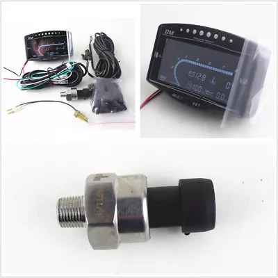 £54.44 • Buy Car 12V/24V LCD Digital Oil Pressure/Voltmeter/Water Temp/Fuel Gauge Tachometer