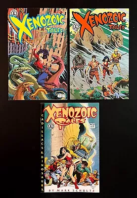 XENOZOIC TALES #4 8 12 Lot By Mark Schultz Kitchen Sink Press 1987-1992 • $21.24