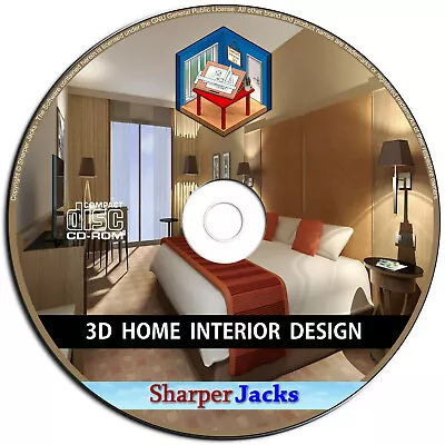 NEW & Fast Ship! Sweet Home 3D Interior Design Decorator Modeling - PC Disc • $27.41