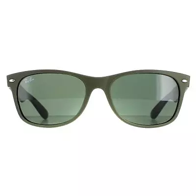 Ray-Ban Sunglasses New Wayfarer 2132 646531 Rubber Military Green On Black Green • £70