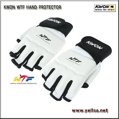 KWON WTF Hand Protector Hand Guard TAEKWONDOKARATEDO NO FINGHER HAND GUARD • $28