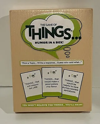 $11.50 • Buy The Game Of Things Humor In A Box  2016 Cards Card Game