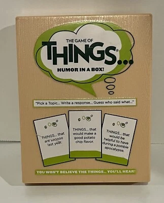 $11.50 • Buy The Game Of Things Humor In A Box  2016 Cards Card Game