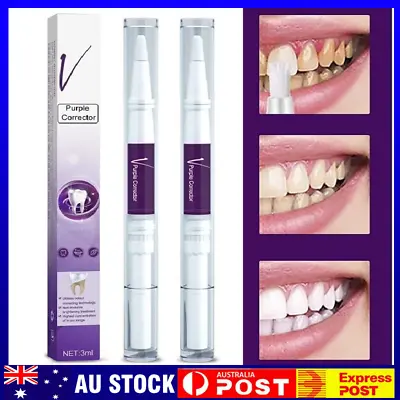 $8.99 • Buy Hismile V34 Colour Corrector Teeth Whitening Gel Pen, Tooth Stain Removal 1/2pcs
