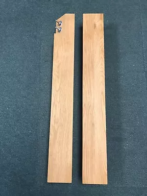 Square Engineered Solid Oak  Wood Table Legs Posts Set Of 4 90 X 90mm X 710mm • £160
