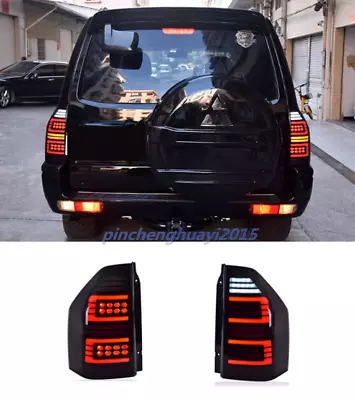 For Mitsubishi Pajero Montero 2000-2006 Smoked LED Rear Lamps Taillights 1 Pair • $500.39