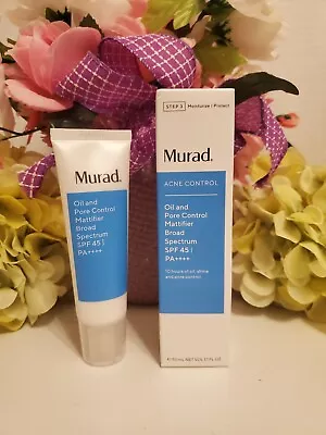 Murad ~ Oil And Pore Control Mattifier SPF45  1.7 Oz/50 Ml Exp. 09/25 💙 NEW • $28.89