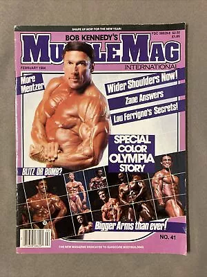 MuscleMag Bodybuilding Magazine / Boyer Coe / Mr. Olympia Contest / 02-84 • $12.99