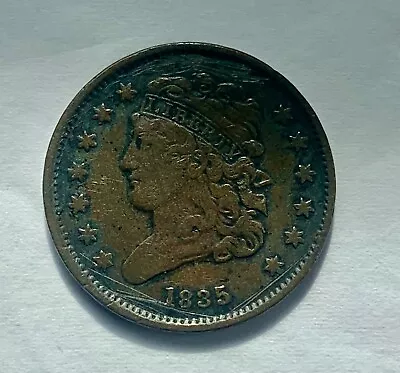 One 1835 Classic Head Half Cent - No Reserve • $29