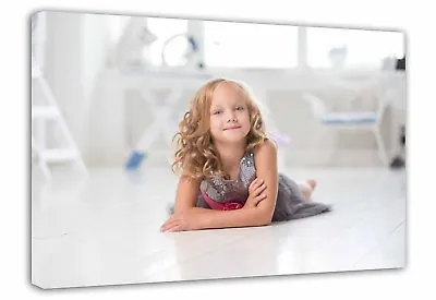 £18.99 • Buy Personalised Canvas Prints  A1, A2, A3, A4 Your Picture Photo Prints Deep Framed