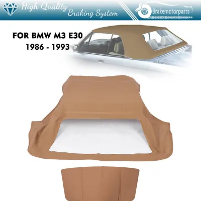 Fits BMW 1986-1993 3-Series E30 Tan Convertible Soft Top With Window 2-Door • $124.98