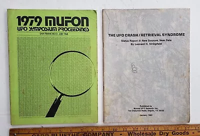 Mufon Mutual Ufo Network 1979 Symposium & 1980 Crash/retrieval Syndrome Sb Books • $29.99