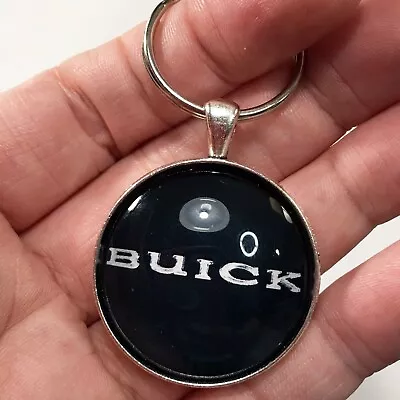 Vintage Buick  Chrome Badge Emblem Logo Reproduction Keychain • $22.25