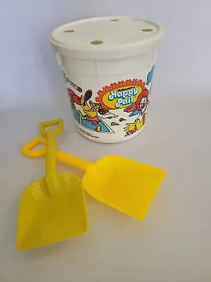 1984 McDonalds Happy Meal Plastic Pail Bucket Container Olympic Games Shovels T5 • $9.99