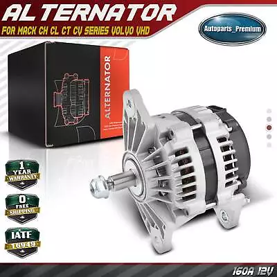 Alternator For Mack CH CL CT CV Series Volvo VHD Series 160A 12V CW W/o Pulley • $113.99