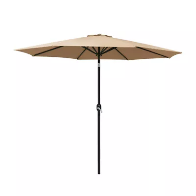 $71.95 • Buy Instahut Outdoor Umbrella Umbrellas Beach Pole Garden Tilt Sun Patio UV 2.7m