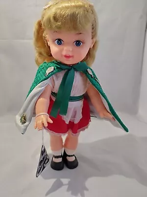 Vintage Shannon Doll In Irish Dress National Costume. With Souvenir Shamrock Pin • £4.50