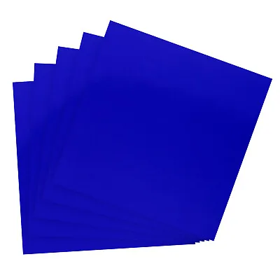 12 X12  Metallic Mirror Board Sheets 10 Pack Blue Cardstock Foil Board • £13.58
