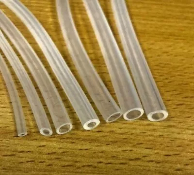 £4.49 • Buy Food Grade Clear Translucent Silicone Tube Beer Milk Hose Pipe Soft Rubber