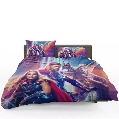 Thor Love And Thunder Movie Quilt Duvet Cover Set Doona Cover Children • $54.99