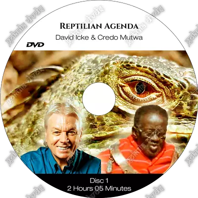 REPTILIAN AGENDA - David Icke [2 DVDs - 5h+] • £10.95