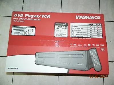 MAGNAVOX DV225MG9 VCR / DVD Recorder Combo COPY VHS TO DVD NEW SEAL* • $100