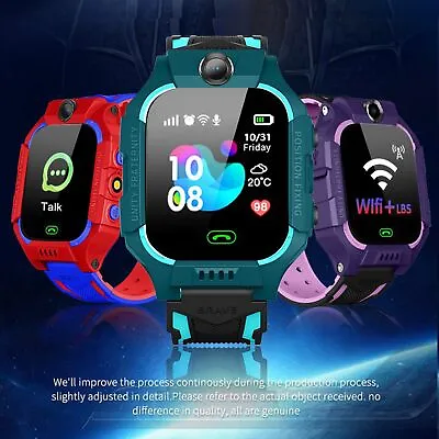 $26.90 • Buy New Waterproof Tracker GPS Smart Kids Watch With Camera SOS Call For IOS Android