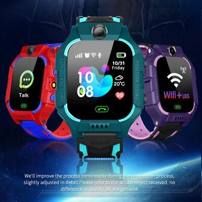 $26.90 • Buy New Waterproof Tracker GPS Smart Kids Watch With Camera SOS Call For IOS Android