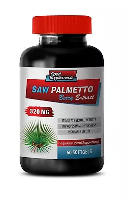 Libido Booster For Male - SAW PALMETTO 320MG 1B - Saw Palmetto Prostate Suppleme • $20.41