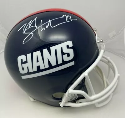 Michael Strahan Signed New York Giants Throwback F/S Helmet BAS COA 440 • $259.99