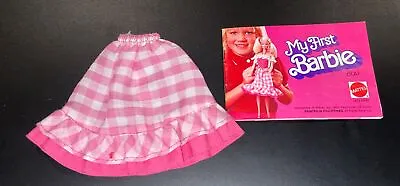 1982 Barbie My First Barbie Booklet & Skirt • $15