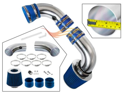 $49.99 • Buy BLUE COLD AIR INDUCTION INTAKE KIT + Filter For 96-05 S10 Pickup Hombre 4.3L V6