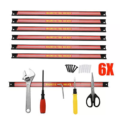 6x18  Heavy Duty Magnetic Tool Bar Storage Holder Rack Garage Wall Holder Strips • £19.99