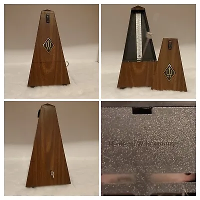 Wittner 804k Metronome (Walnut) Wind Up▪︎No Bell Made In Germany▪︎GWC • $59.98