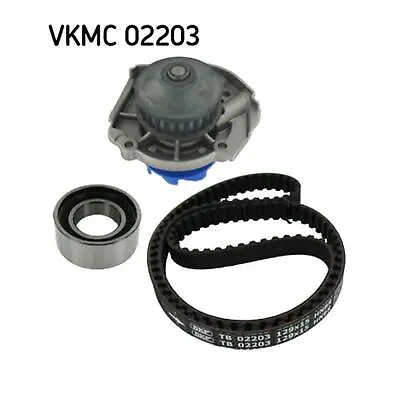 SKF Water Pump & Timing Belt Kit VKMC 02203 FOR Panda Punto Palio Strada Doblo S • £53.99