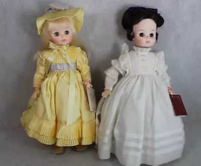 MADAME ALEXANDER Doll Lot Of 2 Emily Dickenson 1587 Ingres 1567 Vintage • $24.89