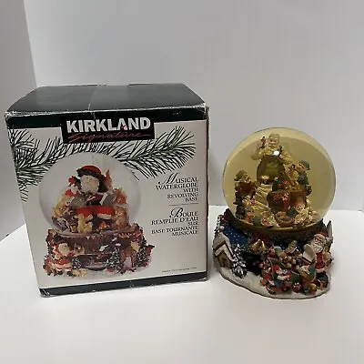 Kirkland Signature Rare Vintage Musical Water Globe W/ Revolving Base Christmas • $15.95