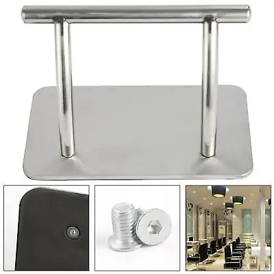 Sturdy Stainless Steel Footrest Foot Rest Barbers Hairdresser Tattoo Salon Chair • £13.79