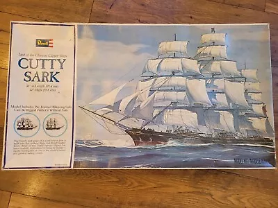 VTG 1974 Revell Cutty Sark Clipper Ship Model Kit H-399 Unopened • $90