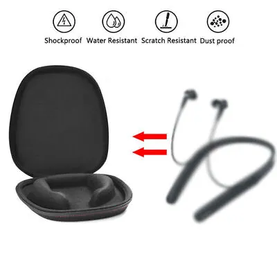 $20.59 • Buy Earphone Bag Pouch Case For Sony WI-1000X WI-C600N Neckband Wireless Headset
