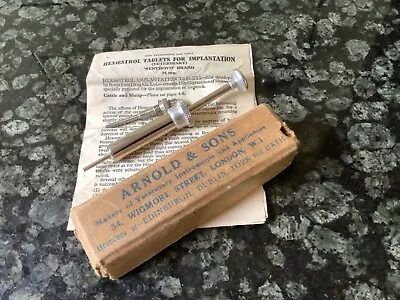 £75 • Buy Vintage Arnold & Sons - Veterinary Implanting Instrument