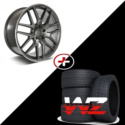 22  Machine Gunmetal Wheels W/Tires Fits Mercedes GLEGLMLGLS • $1695