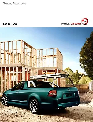 Holden Commodore VE Series II Ute Accessories Brochure 2012 • $14