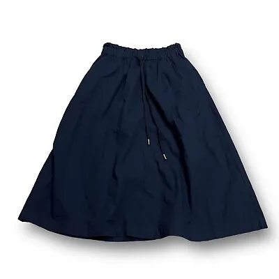 NWT Banana Republic Women's A-Line Skirt Wrap Navy Blue Size XS 26 X 29 • $27.46